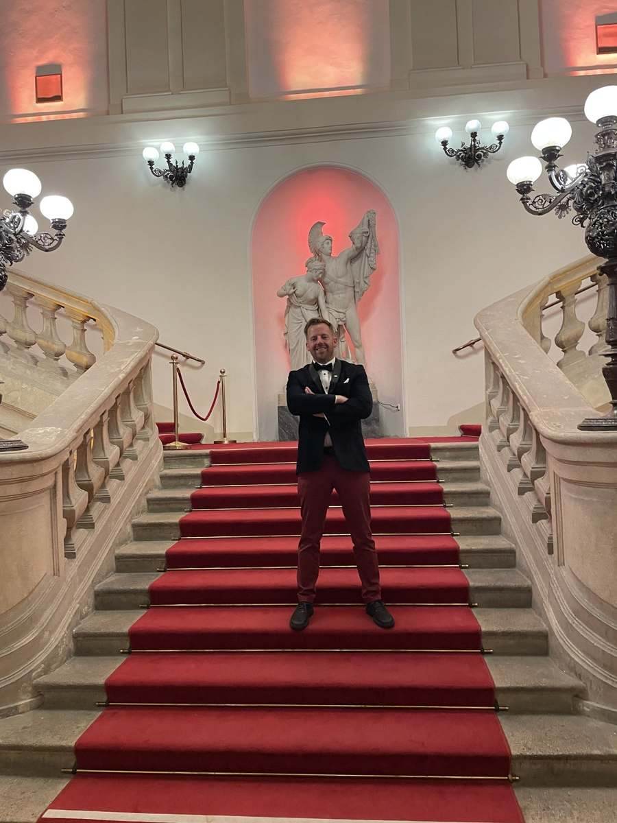 At the World Branding Awards gala