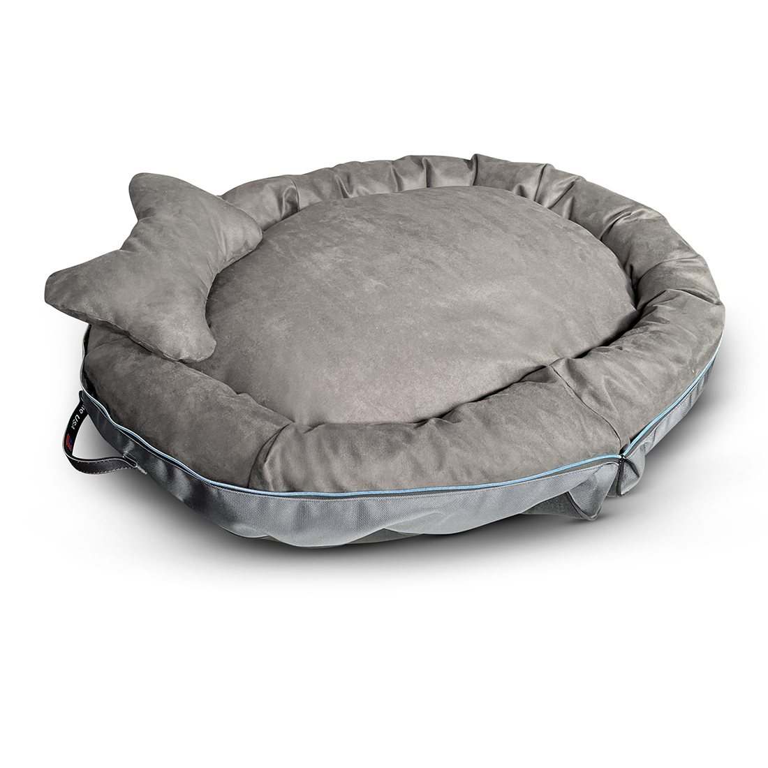 Round bolster bed